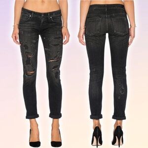 Agolde Black “Chloe” Skinny Jeans